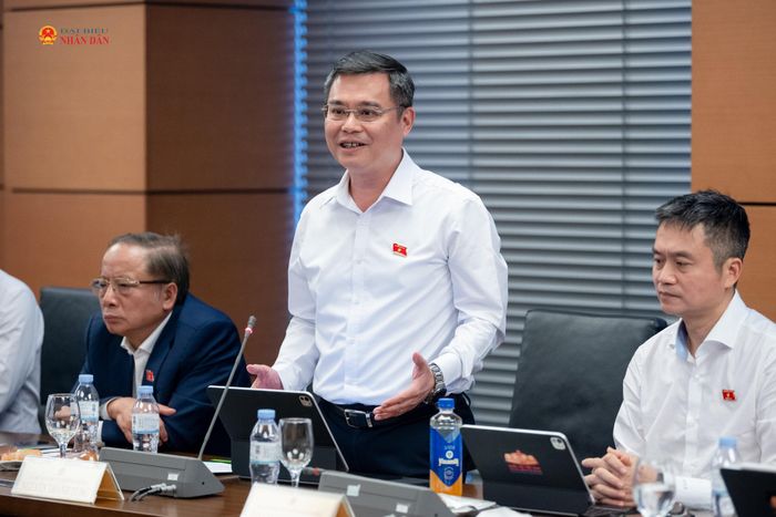 ĐBQH Nguyễn Thanh Tùng phát biểu thảo luận tại tổ