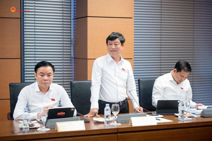 ĐBQH Võ Văn Minh phát biểu thảo luận tại tổ