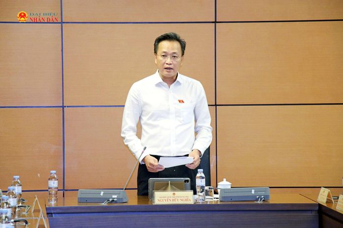 ĐBQH Nguyễn Hữu Nghĩa (Hưng Yên) phát biểu. Ảnh: Đắc Trường