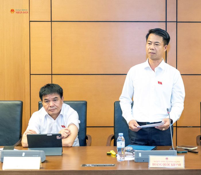 ĐBQH Hoàng Quốc Khánh (Lai Châu) phát biểu. Ảnh: Mạnh Hưng