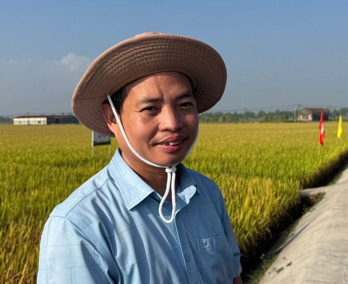 Ông Hoàng Quang Tuyến, Phó Chủ tịch UBND xã Hồng Phong, tỉnh Ninh Bình. Ảnh: Ngọc Linh