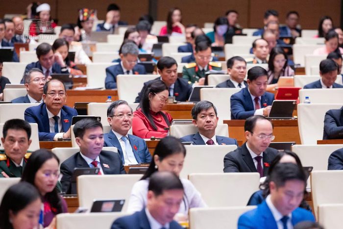 Các đại biểu dự phiên họp.