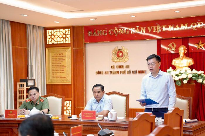 Quang cảnh tại điểm cầu TP.HCM.