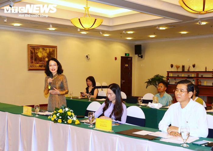 PGS.TS Phạm Thị Thanh Ngà chia sẻ tại hội thảo công bố Kịch bản biến đổi khí hậu cho Việt Nam, bản cập nhật năm 2025 tại TP.HCM.