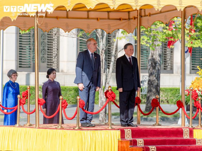 Tổng Bí thư, Chủ tịch nước Tô Lâm và Tổng thống Liên Bang Thụy Sĩ Guy Parmelin.