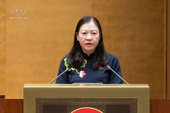 Chủ nhiệm Ủy ban Dân nguyện và Giám sát của Quốc hội Lê Thị Nga. Ảnh: Quochoi.vn