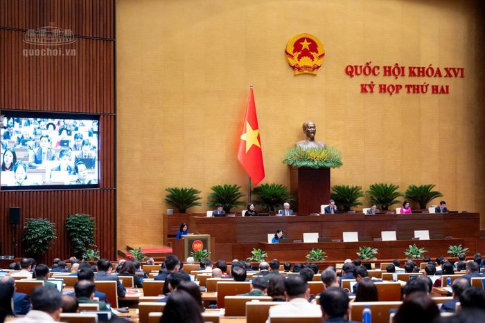 Quang cảnh phiên khai mạc kỳ họp thứ hai, Quốc hội khóa XVI. Ảnh: Quochoi.vn