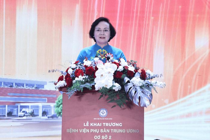 Phó Thủ tướng Chính phủ Phạm Thị Thanh Trà phát biểu tại buổi lễ khai trương. Ảnh: VGP