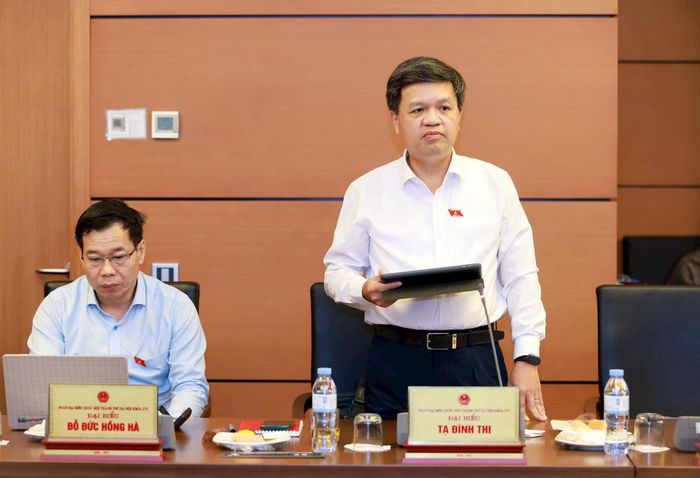 Đại biểu Tạ Đình Thi. Ảnh: Văn Tuyến