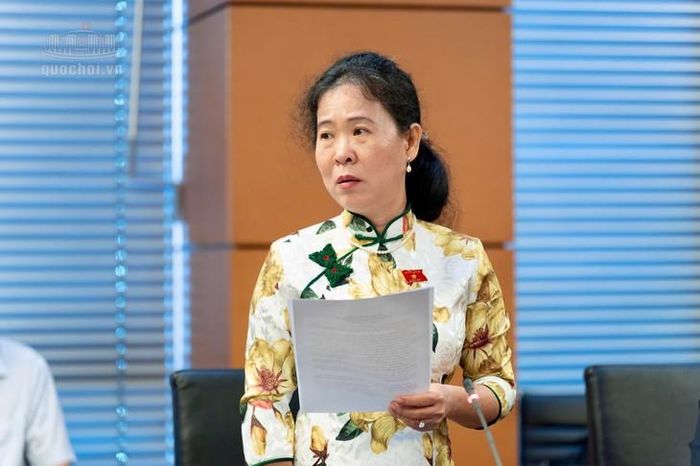 Đại biểu Tô Ái Vang, Đoàn ĐBQH thành phố Cần Thơ. Ảnh: Media Quốc hội