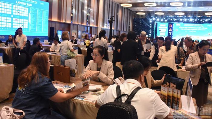 Ngày hội Du lịch Quốc tế Đà Nẵng 2026 (DITF 2026) ghi nhận hơn 7.000 lượt kết nối giao thương B2B thực tế. (Ảnh: ANH ĐÀO)