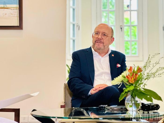Ông Thomas Gass, Đại sứ Thụy Sĩ tại Việt Nam.