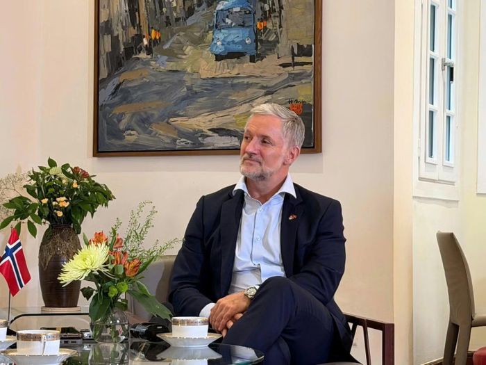 Ông Stein Iversen, Đại sứ Na Uy tại Việt Nam.