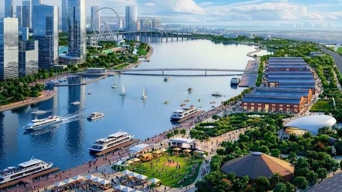 Phối cảnh đô thị hai bên sông Sài Gòn sau chỉnh trang. (Ảnh: CTV)