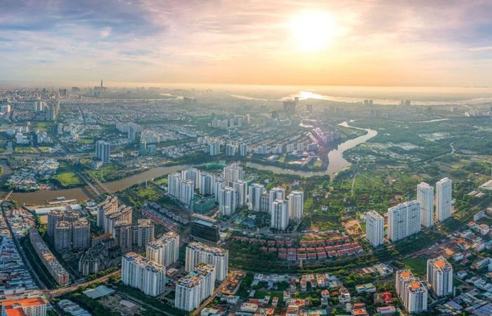 Một góc của xã Nhà Bè hiện nay. (Ảnh: CTV)
