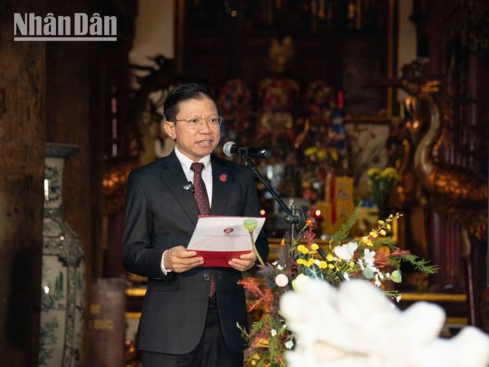 Giáo sư Hoàng Anh Tuấn khẳng định dữ liệu số hóa được tập hợp đồng bộ và hệ thống là nền tảng cốt lõi để phát triển công nghiệp văn hóa và kinh tế sáng tạo theo Nghị quyết 57.