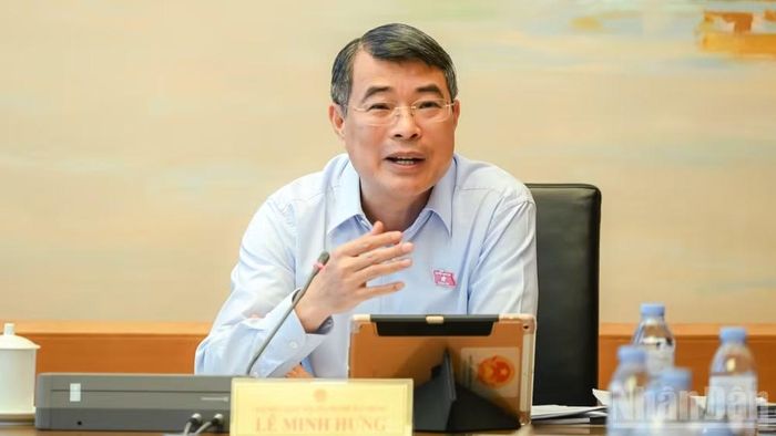 Thủ tướng Chính phủ Lê Minh Hưng phát biểu ý kiến tại tổ. (Ảnh: DUY LINH)