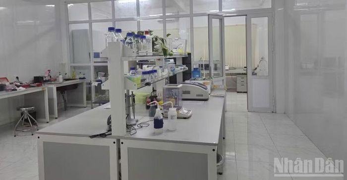 Bên trong Trung tâm Ứng dụng khoa học và công nghệ tỉnh Quảng Ngãi.