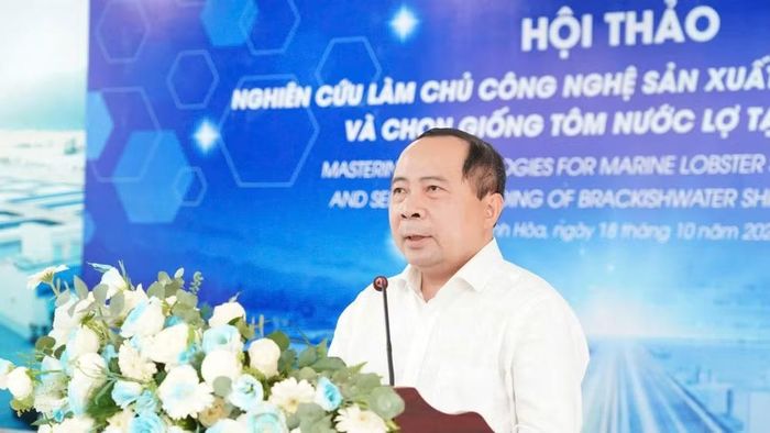 Bộ trưởng Khoa học và Công nghệ Vũ Hải Quân phát biểu tại sự kiện. (Ảnh: BỘ KHOA HỌC VÀ CÔNG NGHỆ)