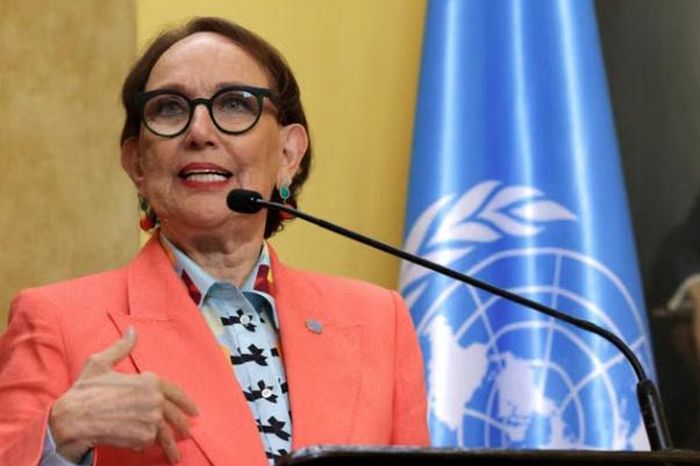Bà Rebeca Grynspan đang dẫn đầu cuộc đua tranh chức Tổng thư ký Liên hợp quốc. Ảnh: REUTERS