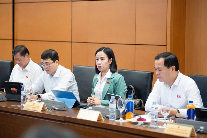  Tổ ĐB Quốc hội TPHCM tại phiên thảo luận sáng 18-10. Ảnh: VIẾT CHUNG 