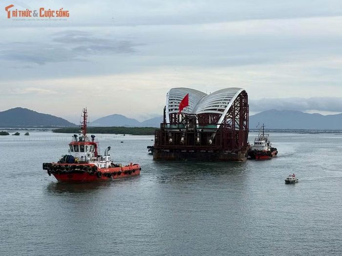 Nhịp cầu có thiết kế lấy cảm hứng từ hình ảnh lá dừa nước, tạo điểm nhấn kiến trúc cho công trình kết nối khu vực trung tâm TP HCM với khu đô thị mới Thủ Thiêm.