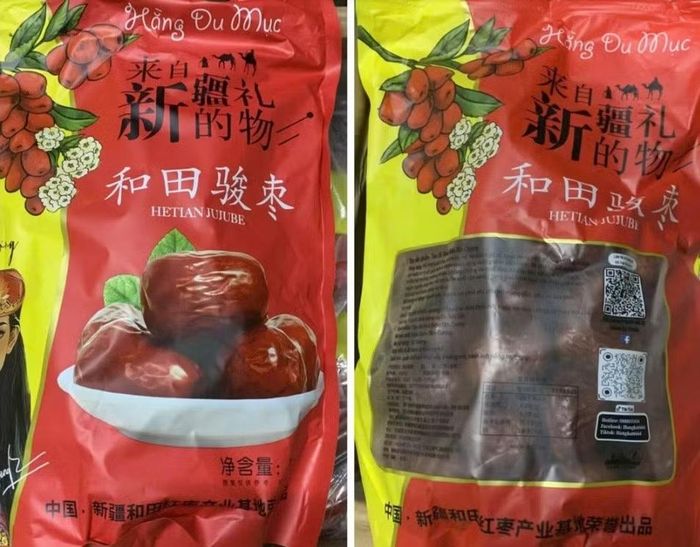 Một số sản phẩm táo đỏ của Công ty Dịch Dương.