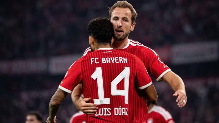 Harry Kane ghi bàn thắng thứ 102 trong lần thứ 100 ra sân tại Bundesliga, giúp Bayern Munich đại thắng RB Leipzig 6-1. Ảnh: Bayern Munich.