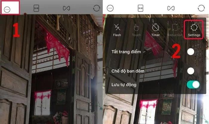 Khởi chạy ứng dụng chụp ảnh bên thứ ba đang sử dụng.