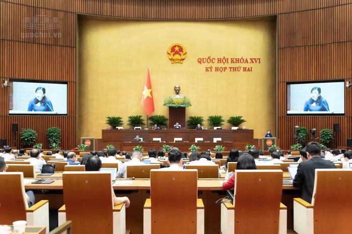 Toàn cảnh phiên họp (ảnh QH).