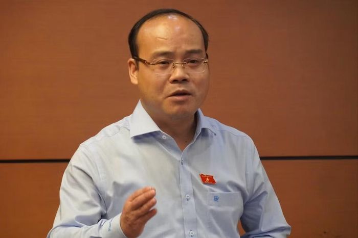 Đại biểu Trần Quốc Việt (đoàn Hưng Yên). Ảnh: N.A