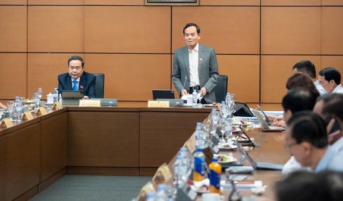 Các đại biểu tại đoàn TPHCM. Ảnh: QH.