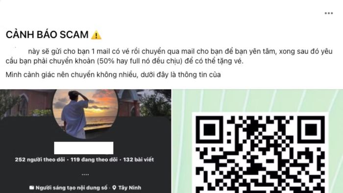 Liên tục xuất hiện cảnh báo lừa đảo chuyển nhượng vé trên các hội nhóm.