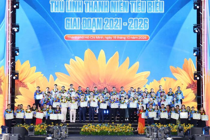 TPHCM tuyên dương 71 thủ lĩnh thanh niên tiêu biểu giai đoạn 2021-2026.