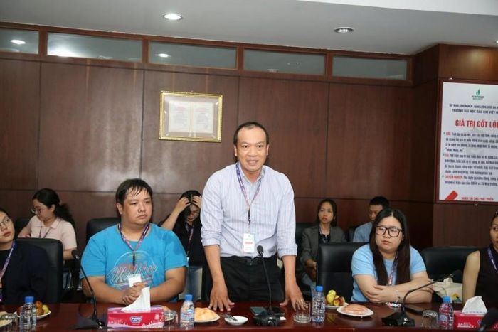 PGS.TS Lương Đức Long bày tỏ tin tưởng vào mối quan hệ hợp tác chiến lược giữa HCMUT và PVU trong lĩnh vực dầu khí - năng lượng.