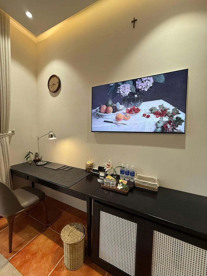 Nội thất được bố trí tối giản, ưu tiên đầy đủ tiện ích, công năng