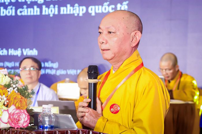 Hòa thượng Thích Huệ Vinh nêu những thách thức trong công tác bảo tồn văn hóa Phật giáo tại khu vực miền Trung trong thời kỳ mới