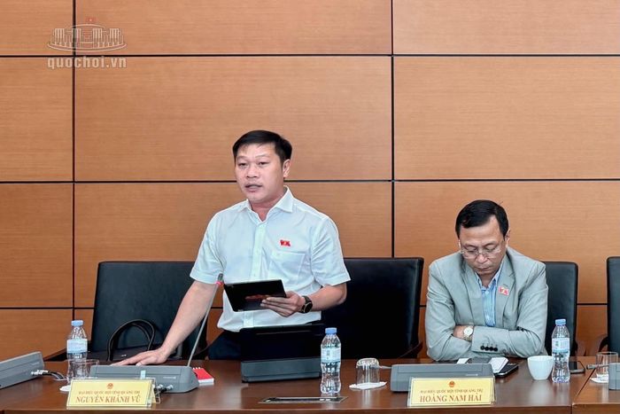 Đại biểu Nguyễn Khánh Vũ. Ảnh: QH