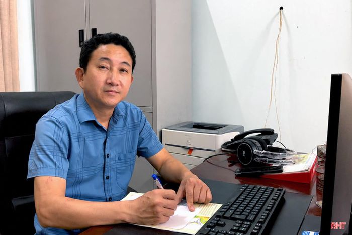 Ông Trần Đức Bá - Giám đốc Đài Khí tượng Thuỷ văn tỉnh.