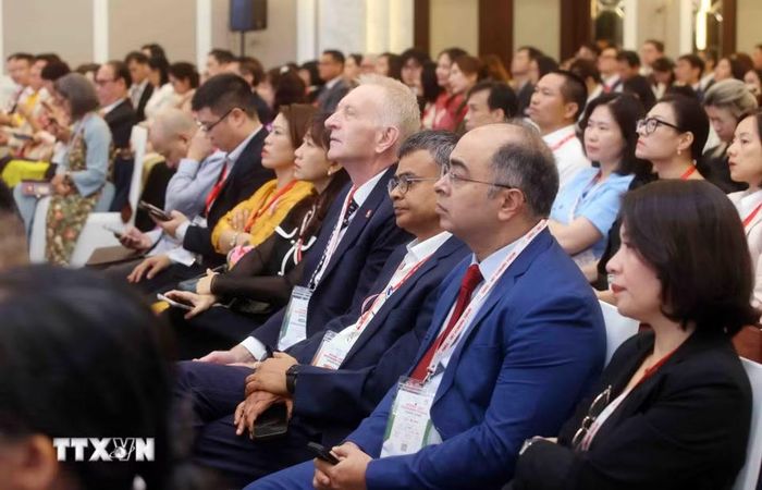 Các đại biểu tham dự Diễn đàn. (Ảnh: Phạm Kiên/TTXVN)