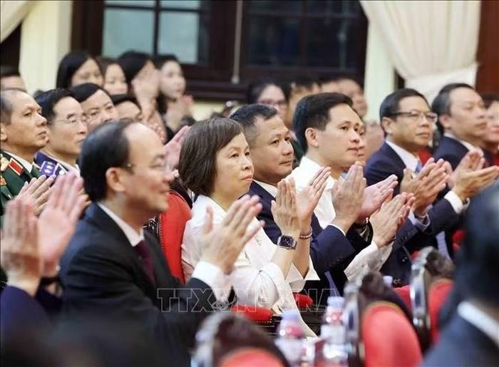 Đại biểu tham dự Lễ trao giải. Ảnh: Phương Hoa/TTXVN