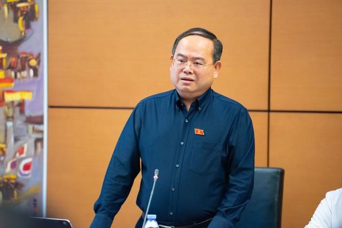 Bí thư Thành ủy Quảng Ninh Quản Minh Cường (Ảnh: Media Quốc hội).