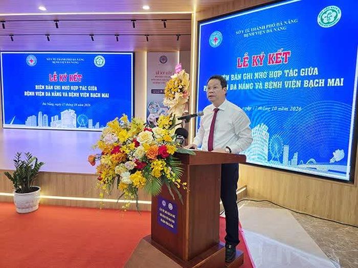 Chủ tịch UBND TP Đà Nẵng Nguyễn Mạnh Hùng phát biểu chỉ đạo tại lễ ký kết.