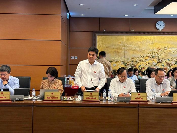 Đại biểu Dương Đức Hải (Đoàn Hà Nội), Ảnh: Thùy Dương/Bnews/vnanet.vn