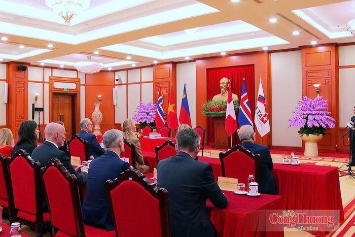 Toàn cảnh lễ ký kết Hiệp định thương mại tự do giữa Việt Nam - EFTA.