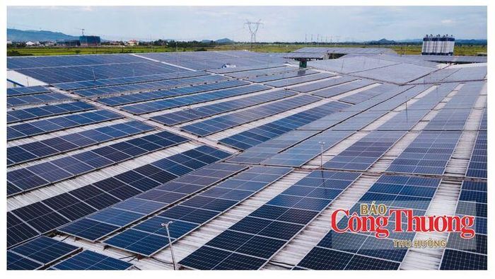 Lắp đặt điện mặt trời mái nhà đã giúp các sản phẩm của Công ty CP Bao bì Sông La Xanh (Hà Tĩnh) đáp ứng tiêu chuẩn về giảm phát thải cho bao bì phục vụ hàng xuất khẩu 