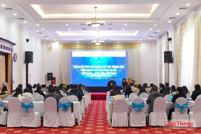 Hội thảo công bố báo cáo đánh giá tác động của FTA Việt Nam và EFTA, tháng 12/2025.
