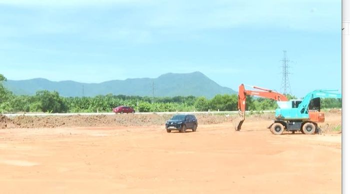 Mặt bằng dự án đường nối trung tâm thành phố Thanh Hóa (cũ) với Cảng hàng không Thọ Xuân đi qua địa bàn xã Tân Ninh.