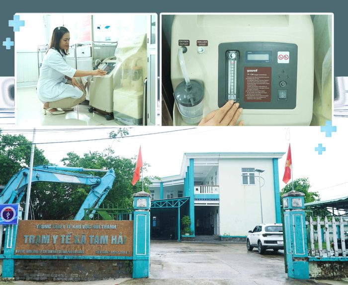Cơ sở vật chất và trang thiết bị tại Trạm Y tế xã Tam Hải chưa đáp ứng nhu cầu của người dân xã đảo. Ảnh: PHAN VINH