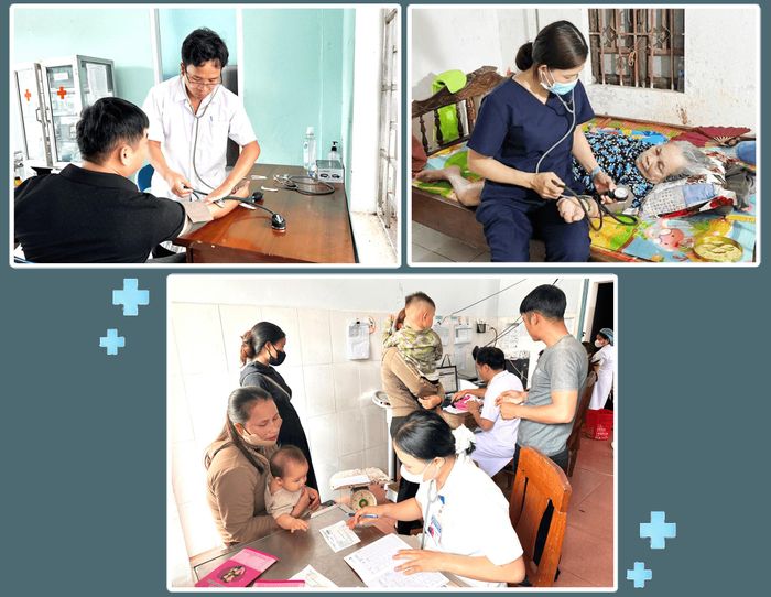 Trạm Y tế xã Trà Giáp hiện đang thiếu 7 người so với biên chế theo quy định. Ảnh: PHAN VINH